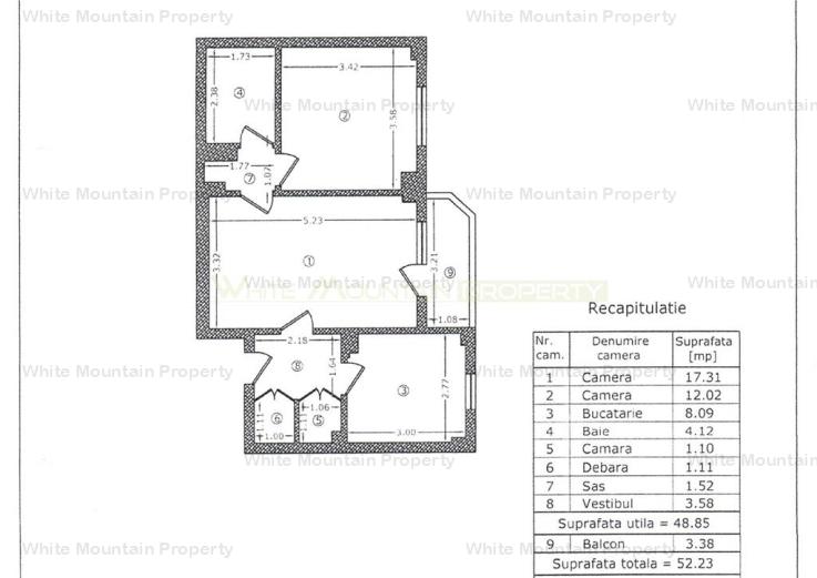 Apartament renovabil 2 camere, de vanzare, Stefan cel Mare