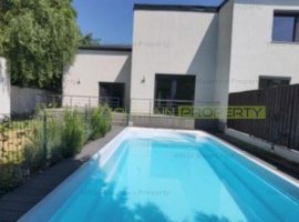 Vila moderna, cu piscina, 5 camere, inchiriere lunga durata, Padurea Baneasa