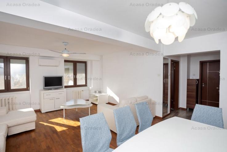 Apartament ultracentral, 4 cam, priveliște, Oradea. 600 E. Comision O.