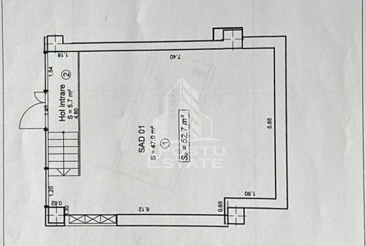 Spatiu comercial 53mp utili,  City Of Mara.