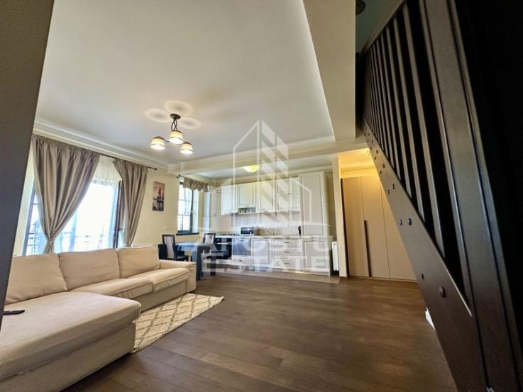 Penthouse cu scara interioara 3 camere 2 bai si dressing, zona Mehala.