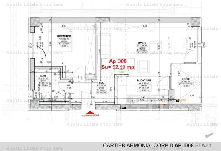 Apartament 2 camere, centrala proprie, bloc nou, etaj 1, zona Aradului