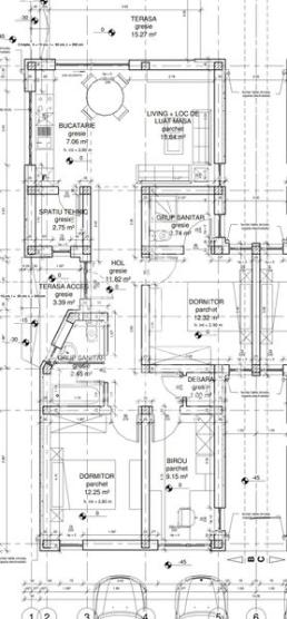 Duplex cu 4 camere, 2 bai si terasa, Dumbrăvița