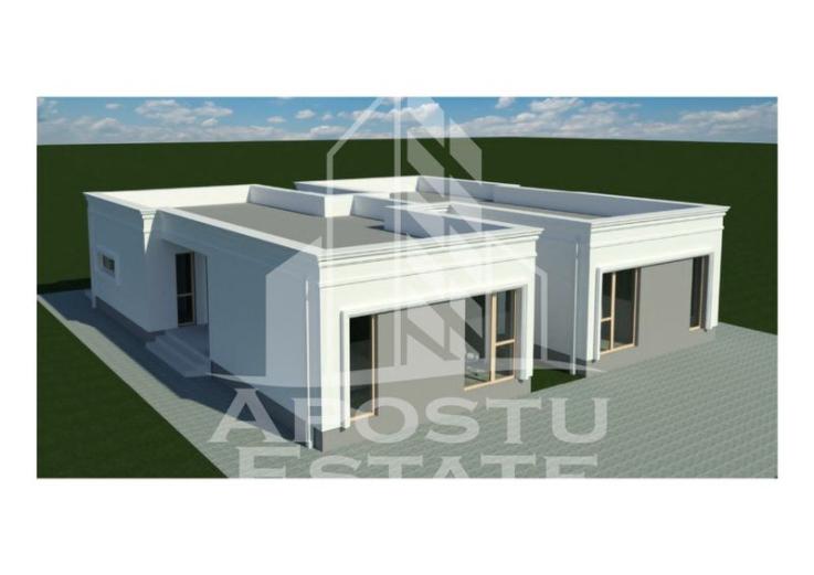 Duplex cu 4 camere, 2 bai si terasa, Dumbrăvița