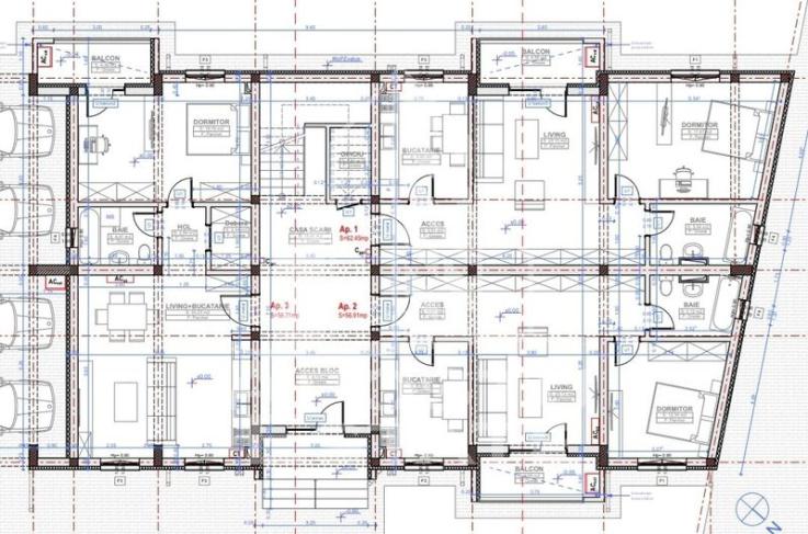 Apartament cu 2 camere, etaj intermediar, decomandat,  Calea Urseni