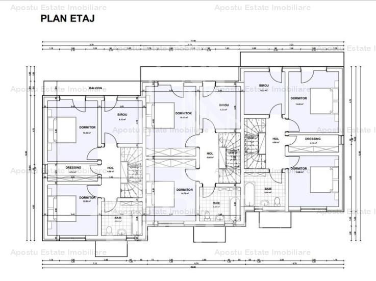 Triplex, teren 284mp, pompe caldura, zona Plopi