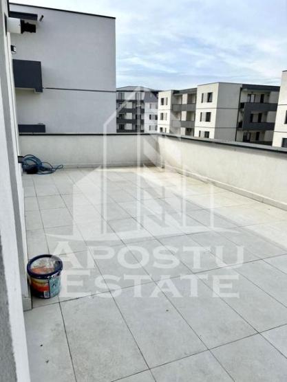 Penthouse 3 camere,  terasa 40 mp, mobilat modern, zona Braytim