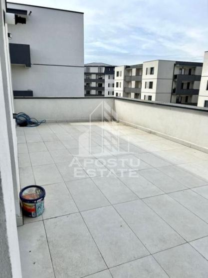 Penthouse 3 camere,  terasa 40 mp, mobilat modern, zona Braytim