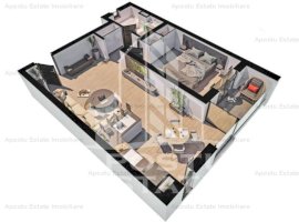 Apartament 2 camere, etaj intermediar, bloc nou, Calea Torontalului