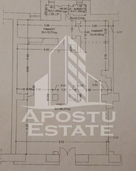 SPATIU COMERCIAL SAD, 120 MP ZONA MARIA