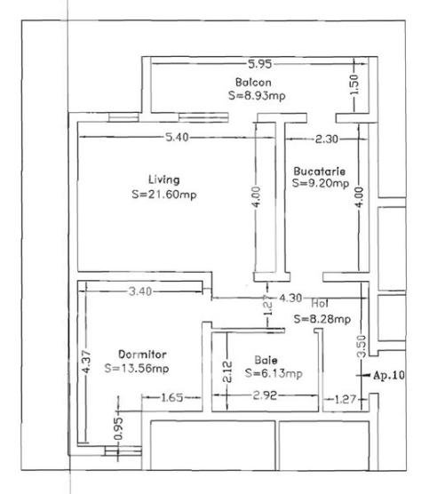 Apartament 2 camere, bloc nou, etaj 2, loc de parcare, zona Bucovina