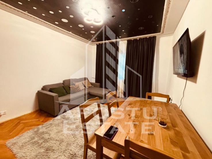 Apartament cu 3 camere, centrala proprie, zona Dacia, PET FRIENDLY