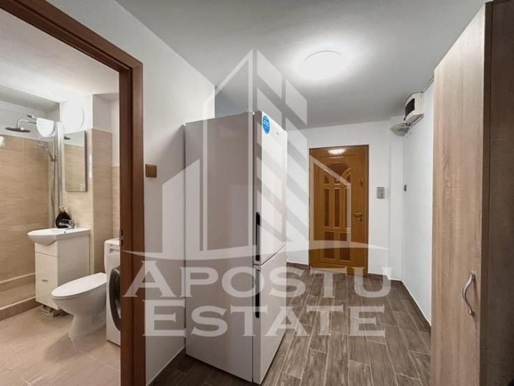 Apartament o camera, etaj intermediar, centrala proprie, Buziasului