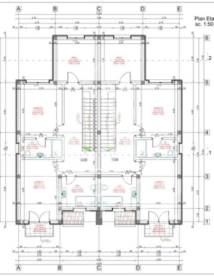 Duplex situat Central cu 4 camere si 3 bai in Mosnita Noua