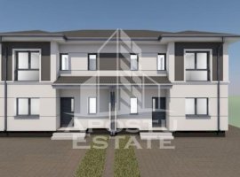 Duplex modern de vanzare, cu 5 camere, la asfalt in Mosnita Noua