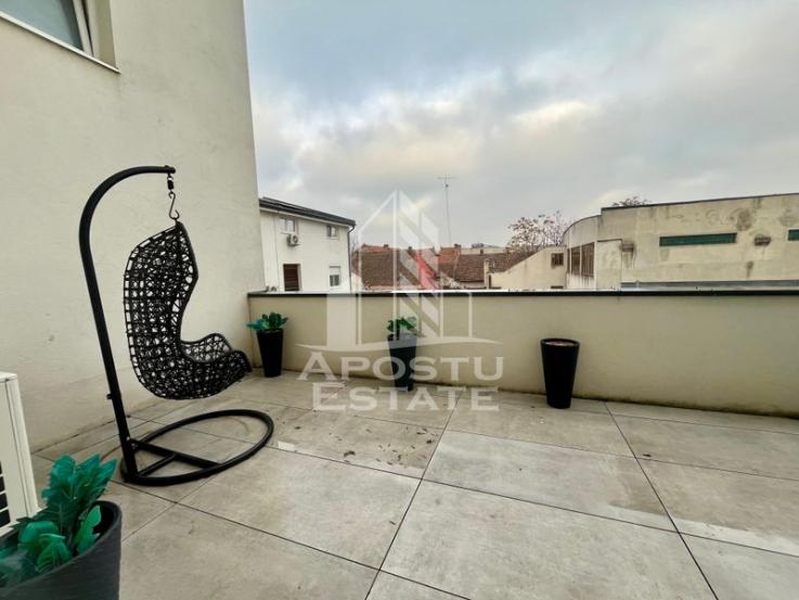 Apartament 2 camere si terasa 25mp,bloc nou,zona Simion Barnutiu