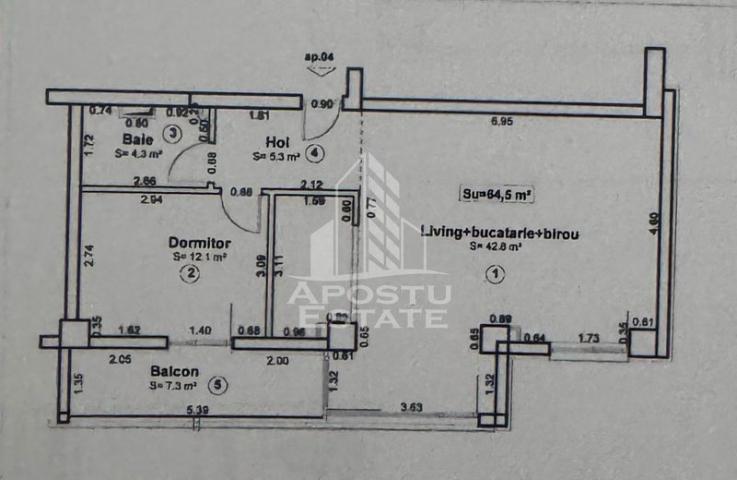 Apartament cu 2 camere, loc de parcare acoperit, zona Aradului