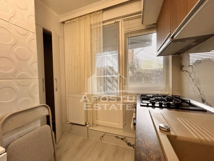 Apartament renovat complet,  3 camere, grădină proprie zona Balcescu