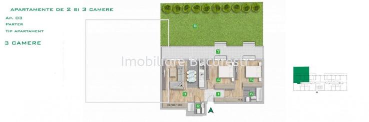 Apartament 3 cam complex rezidential premium Metrou Pacii