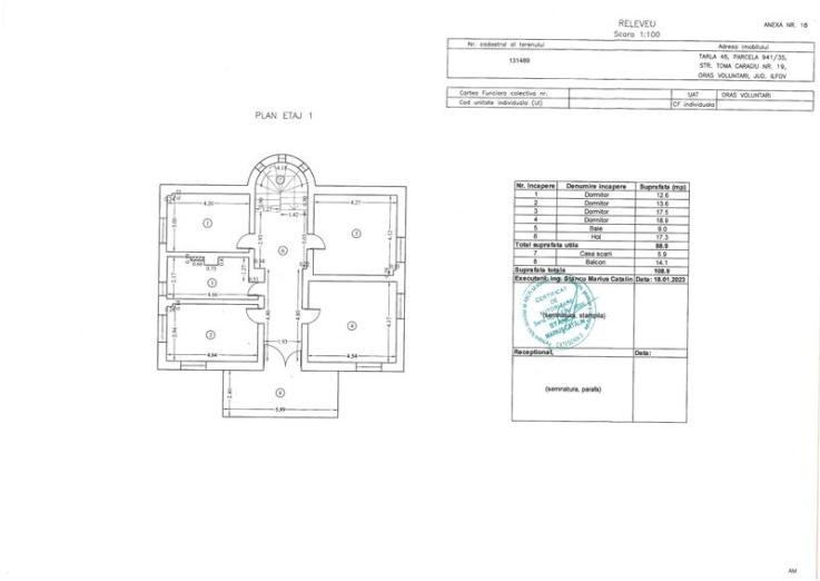 COMISION 0 - Vila 390 mp, Teren 1019 mp, Piscina - ROND OMV PIPERA