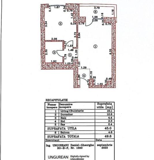 Apartament 2 camere NEMOBILAT Cortina North - Pipera - Aviatiei