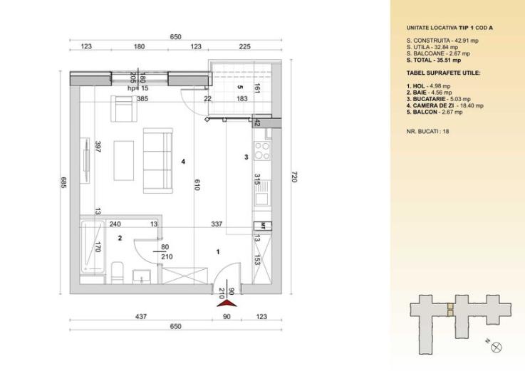 Comision 0% Garsoniera 36 mp, cesiune, High Garden East Bucur Obor