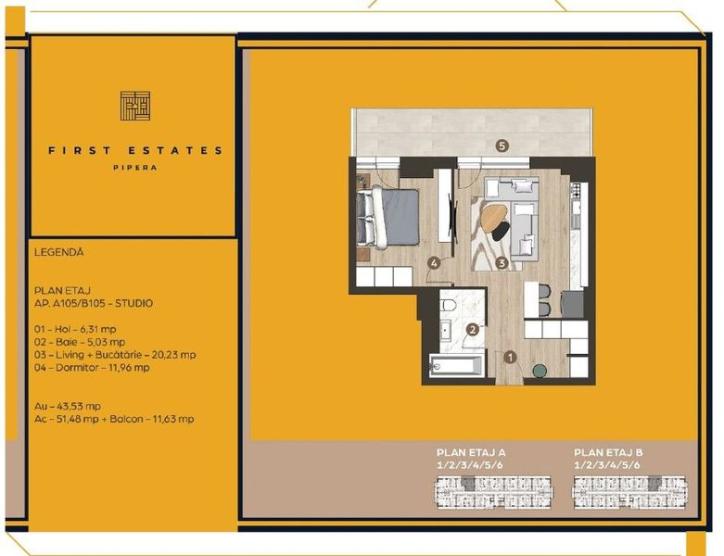 Ocazie - Apartament 2 camere - INCALZIRE GRATUITA- Pipera Plaza