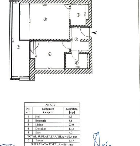 COMISION 0% Apartament 2 camere complex lux Barbu Vacarescu