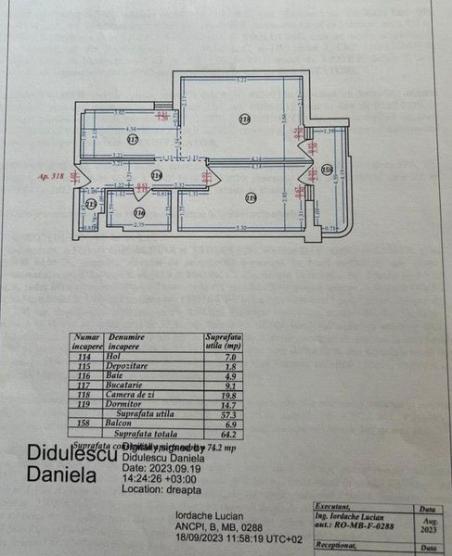 Apartament 2 camere mobilat  My Place - Porsche Rond OMV