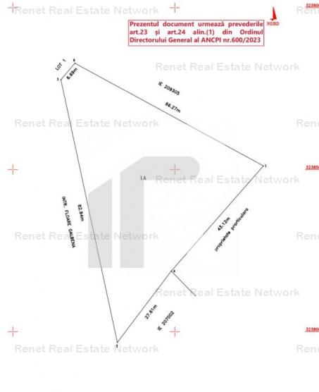 Teren Prelungirea Ghencea 2477 mp deschidere 83 metri zona M2