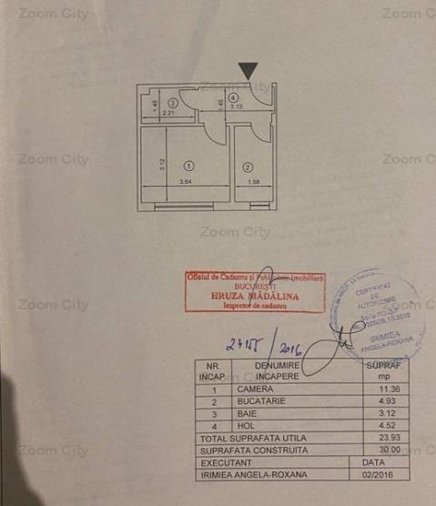 COMISION 0% - Garsoniera cocheta 2016 Bd. Uverturii - Metrou Lujerului