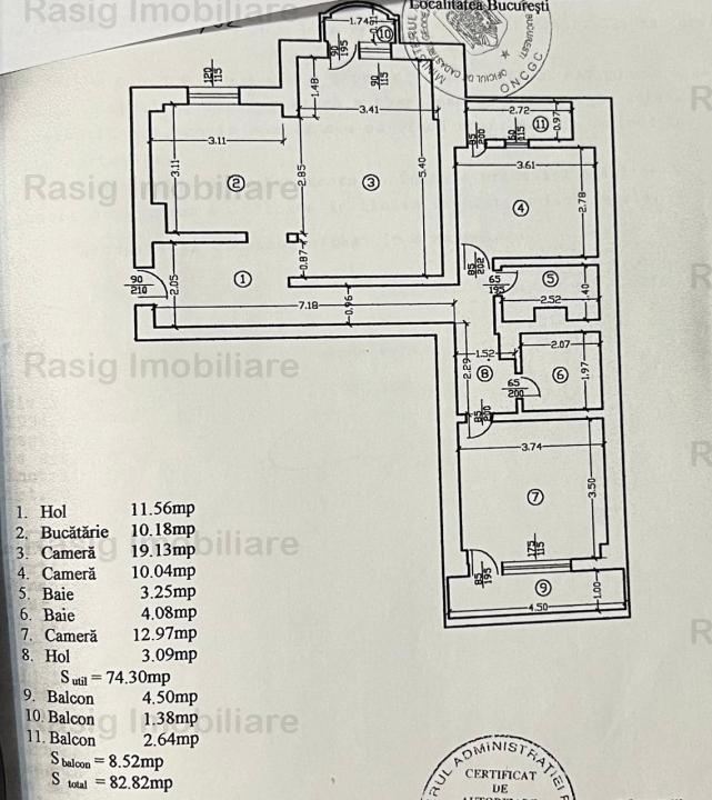 Apartament 3 camere Tineretului/Vacaresti