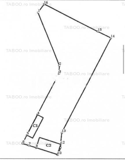 De vanzare teren 1698 mp pretabil pentru cladire birouri P+6+R Sibiu