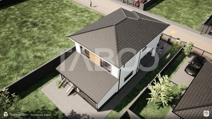 Casa la cheie 4 camere 2 bai 100 mpu pivnita curte Cetate Alba Iulia