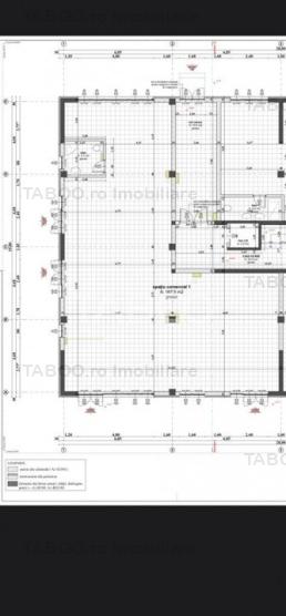 Spatiu comercial 174 mpu open space front stradal 40 mp Comision 0% 