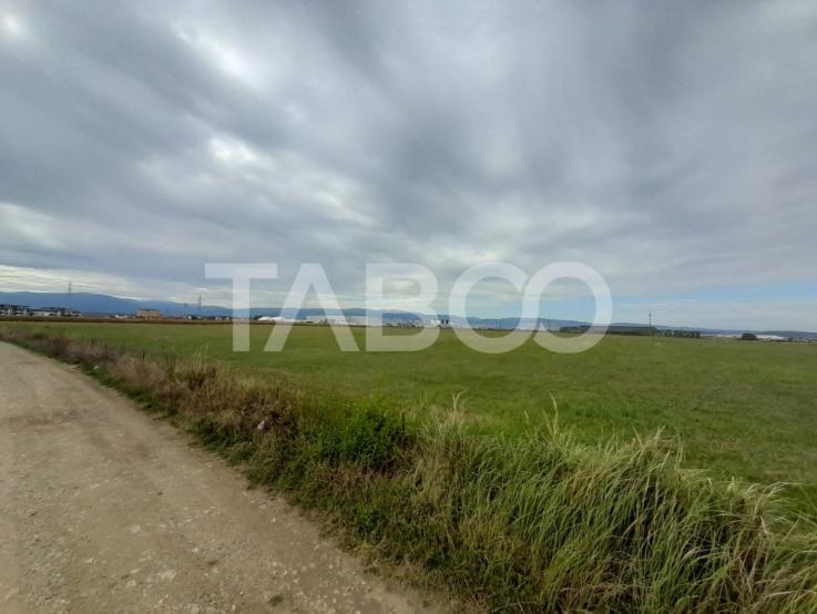 Teren intravilan 8.000 mp 2 fronturi de 35 m fiecare Turnisor Sibiu