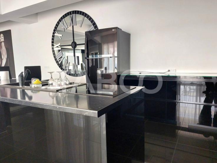 Penthouse de inchiriat 244 mp modern mobilat si utilat terasa Sibiu