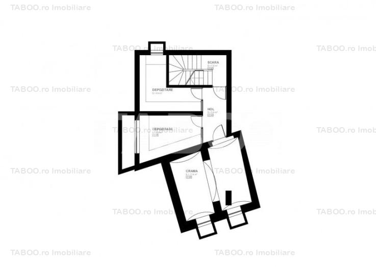 Casa individuala de vanzare cu terasa teren 320 mp zona Centrala Sibiu