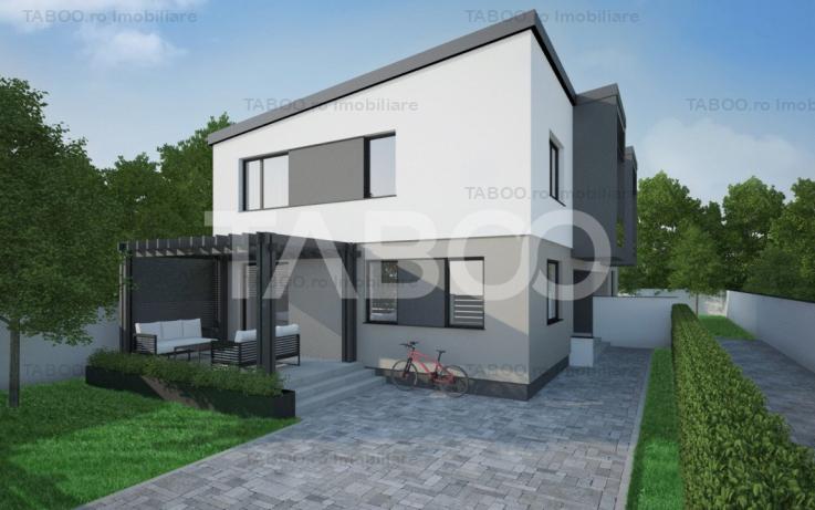 Casa tip duplex 4 camere 2 bai 120 mpu terasa curte Cetate Alba Iulia