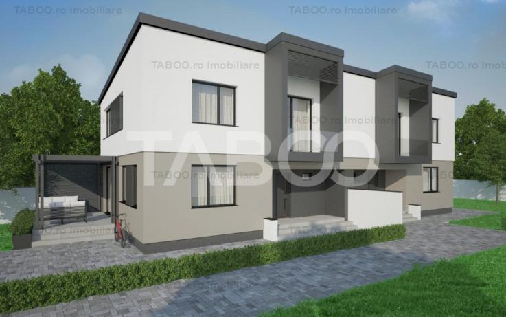 Casa tip duplex 4 camere 2 bai 120 mpu terasa curte Cetate Alba Iulia