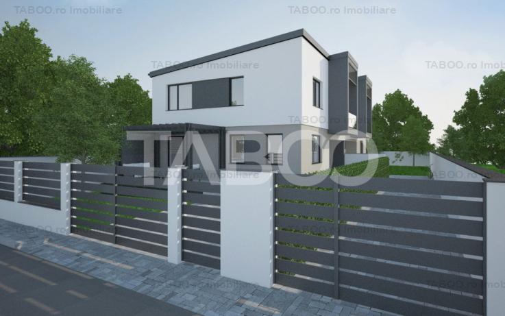 Casa tip duplex 4 camere 2 bai 120 mpu terasa curte Cetate Alba Iulia