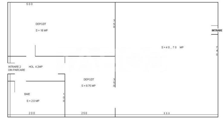 Spatiu comercial cu 3 camere 74 mpu pe Bulevardul Victoriei Sibiu