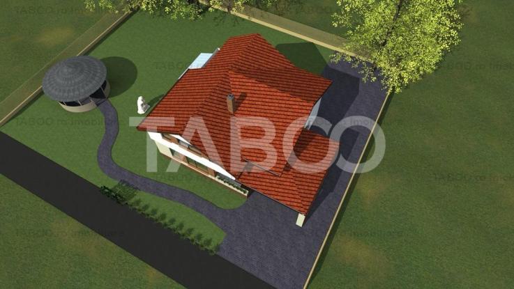 Casa individuala cu 800 mp teren carport Arhitectilor