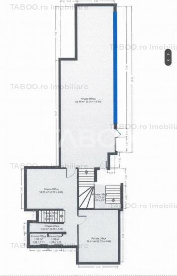 Spatiu comercial sau birouri in Turnisor la parter cu vad stradal