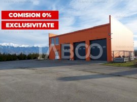 Hala industriala pe teren de 12000 mp Bradu Sibiu