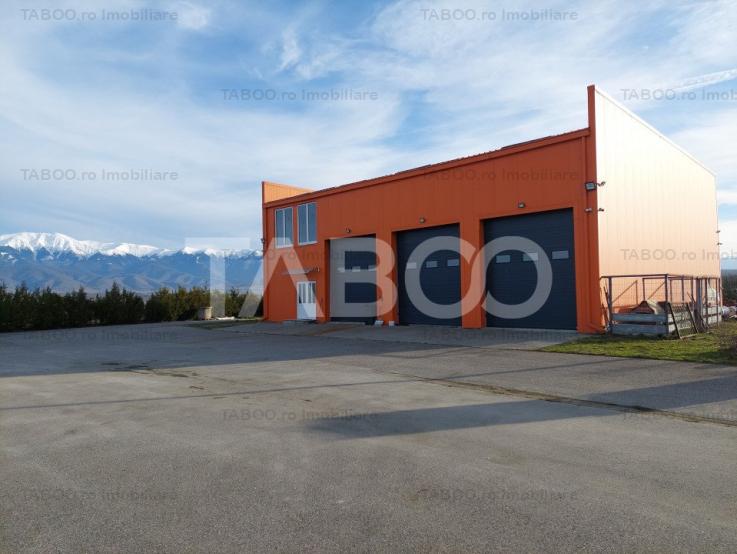 Hala industriala pe teren de 12000 mp Bradu Sibiu