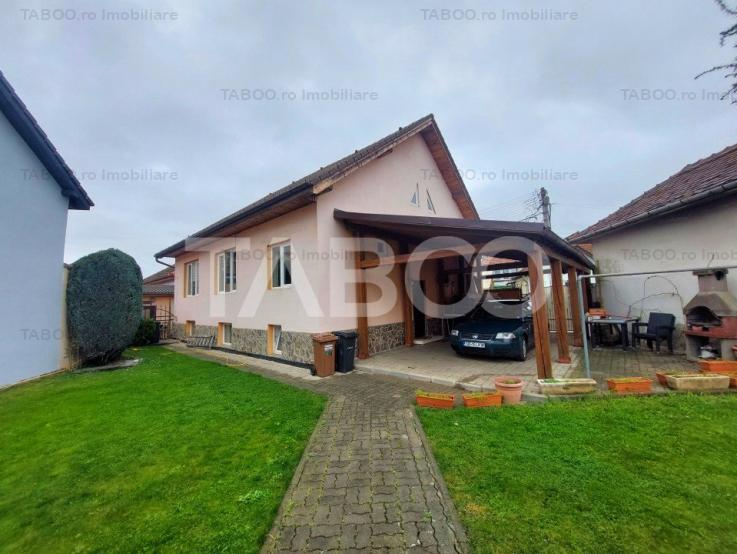 Casa individuala de vanzare 141 mp carport si garaj Sibiu