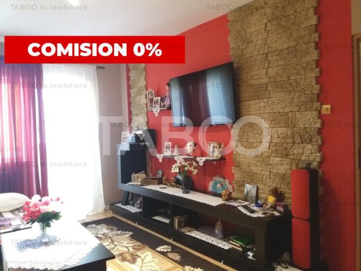 Apartament 72 mp 3 camere 2 bai etaj 3 balcon zona buna Cisnadie