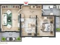 Apartament de 63 mpu 2 camere 2 balcoane ANSAMBLU REZIDENTIAL NOU 2024