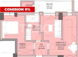 Apartament 43 mpu 2 camere cu lift zona Doamna Stanca Sibiu